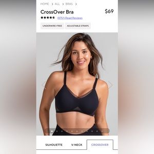 Honeylove Crossover Bra - Like New Condition
